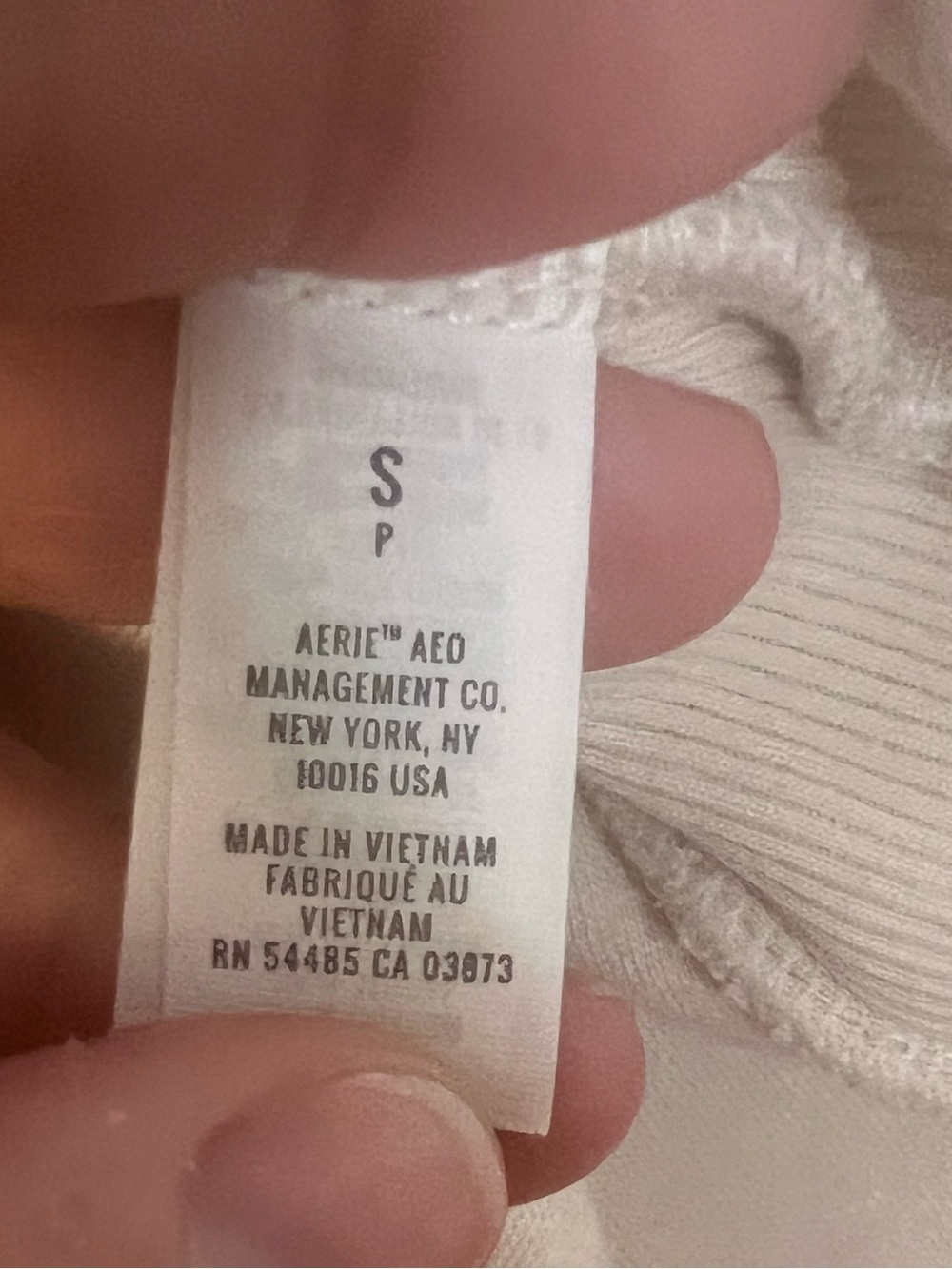 #381 Aerie Sunday Soft Crew Sweater Cream Oversized Pullover Size Small M/L EUC - Picture 4 of 4